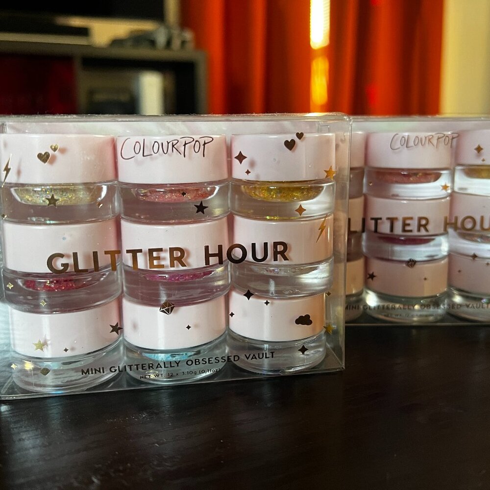 Glitter Hour ColourPop 9-Piece Set of Mini Glitter Gel for Face and Body